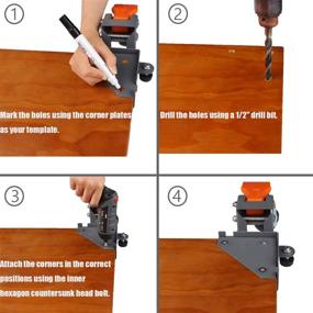 img 1 attached to 🔧 Enhance Mobility and Efficiency: Mofeez Mobile Base Wheels Kit - 400lbs Loading Capacity for Woodworking Equipment Moving, Smooth Rolling with Rubber Wheels, Bushings, and Bearings