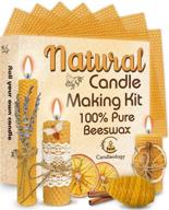 🕯️ all-inclusive beeswax candle making kit - 22 pcs supplies for adults and kids - diy candle starter kit logo