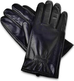 img 2 attached to YISEVEN Buttery Soft Lambskin Leather Motorcycle
