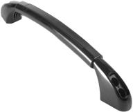 rv designer e219 soft grab handle - 18 inch - black - enhanced entry door hardware logo