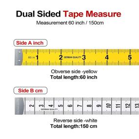 img 1 attached to Maloun Measuring Measurements Double Sided Tape 60 Inch