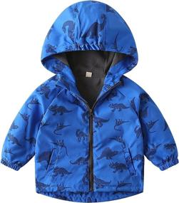 img 4 attached to 👶 Lightweight Hooded Long Sleeve Zipper & Hoodie Coat for Happy Cherry Toddlers