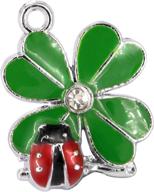 clover ladybug charms pendants wholesale logo