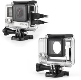 img 3 attached to Transparent Clear Side Open Skeleton Protective Housing Case with LCD Touch Backdoor for GoPro Hero 4, GoPro Hero 3, and GoPro Hero 3+