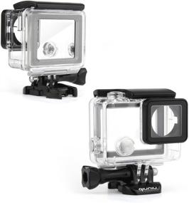 img 2 attached to Transparent Clear Side Open Skeleton Protective Housing Case with LCD Touch Backdoor for GoPro Hero 4, GoPro Hero 3, and GoPro Hero 3+