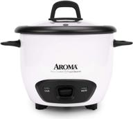 🍚 aroma housewares 6-cup pot-style rice cooker (arc-743g) - white: cook perfect rice every time! логотип