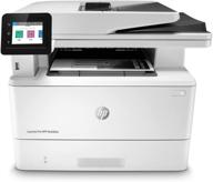 wireless monochrome all-in-one printer with ethernet and double-sided printing: hp laserjet pro mfp m428fdw (w1a30a) - compatible with alexa logo