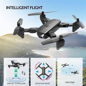 img 2 attached to 🚁 4DRC Drone: 1080P HD Camera for Adults Beginners, FPV Live Video RC Quadcopter for Kids - 2 Batteries, Carrying Case, Auto Hover, 3D Flip, Headless Mode, Waypoint Fly