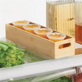 img 2 attached to MDesign Bamboo Kitchen Cabinet Organizer Storage & Organization