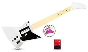 img 4 attached to Unleash Your Inner Rockstar with the PlayStation 3 FrontMan Wireless Guitar in White