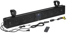 img 4 attached to Звуковая панель BOSS Audio Systems BRT26A для UTV - шириной 26 дюймов, влагозащищенная, с Bluetooth, усиленными динамиками, легкая установка для багги, джипов и кравлеров.