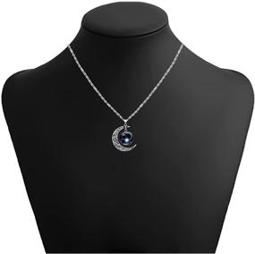 img 2 attached to 🌙 Stylish Moonglow 12 Constellation Necklace for Women: Astrology Galaxy Pendant Fashion Jewelry and Gifts for Teen Girls