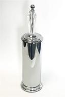 🚽 chrome tammy stainless steel toilet brush with holder - splash home logo