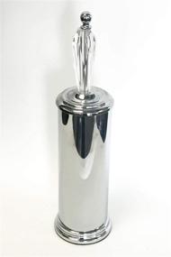 img 1 attached to 🚽 Chrome Tammy Stainless Steel Toilet Brush with Holder - Splash Home