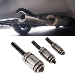 img 1 attached to Enhance Your Exhaust System with Qiilu Tail Pipe Expander Set - 3Pcs Exhaust Pipes Muffler Spreader Kit