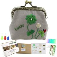 🧵 embroidery coin purse making kits: discover traditional chinese handmade bags for women and girls logo