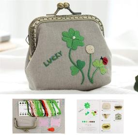 img 3 attached to 🧵 Embroidery Coin Purse Making Kits: Discover Traditional Chinese Handmade Bags for Women and Girls