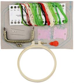 img 2 attached to 🧵 Embroidery Coin Purse Making Kits: Discover Traditional Chinese Handmade Bags for Women and Girls
