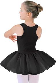 img 4 attached to 👗 Girls Cute Tutu Dress Ballet Leotard for Dance - Perfect for Toddlers, Little Kids, and Big Kids