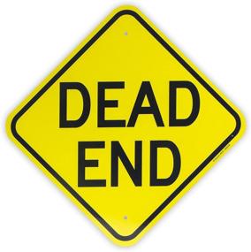 img 3 attached to 🚫 Aluminum Weatherproof UV Dead End Sign