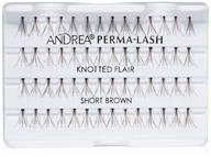 👁️ andrea permalash individual lashes - flair short brown, 56-count (pack of 4): enhance your look with natural-looking lashes! logo