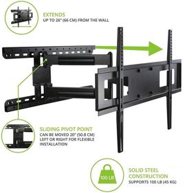 img 1 attached to Enhance Your Viewing Experience with the 📺 Kanto FMC4 Full Motion Mount for 30-60 inch TVs