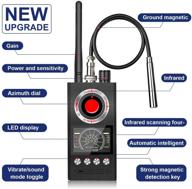 🔍 advanced wireless rf signal detector for anti-spying and surveillance detection - gps tracker, bug, and hidden camera signal detector (latest professional edition) logo