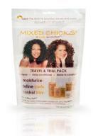 🧴 complete mixed chicks travel & trial pack - shampoo, deep conditioner, leave-in conditioner, 2 fl. oz. each: ideal for on-the-go haircare logo