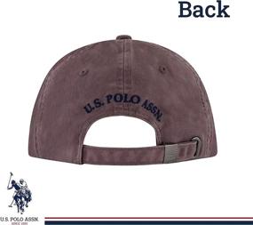 img 2 attached to 🧢 Classic U.S. Polo Assn. Mens Washed Twill Cotton Baseball Hat: Adjustable Fit, Iconic Pony Logo & Stylish Curved Brim