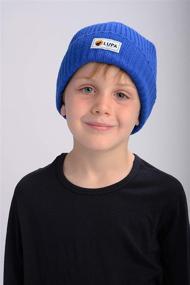 img 2 attached to 🧢 Lupa Canadian-Made Girls' Accessories: Extreme Fleece-Lined Beanie