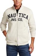 nautica track jacket timber x large men's clothing logo