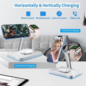 img 1 attached to Magnetic Wireless Charger Charging Station Portable Audio & Video and MP3 & MP4 Player Accessories