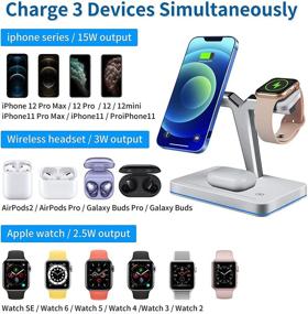 img 2 attached to Magnetic Wireless Charger Charging Station Portable Audio & Video and MP3 & MP4 Player Accessories