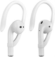 🎧 белые крючки для apple airpods 1, 2 и pro - спортивные крючки icarerspace совместимы с airpods 1, 2 и pro. логотип