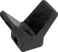 shoreline marine rubber bow stop, 2 x 2-inch, black логотип