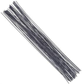 img 2 attached to 🔌 Optimized SEO: Pack of 50 Decora 18 Gauge 16 Inch Floral Wires in Black