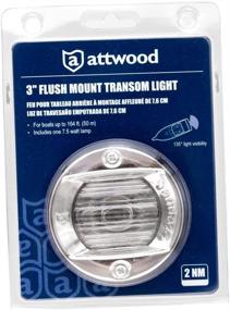 img 1 attached to 🚤 Attwood 6356D7: Round Incandescent Marine Boat 3-Inch Flush Transom Light with 7.5-Watt Lamp - Illuminate Your Watercraft Efficiently
