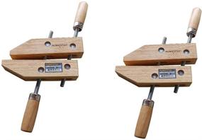 img 2 attached to Efficient and Reliable: POWERTEC 71524 Wooden Handscrew Clamp for Superior Woodworking Results