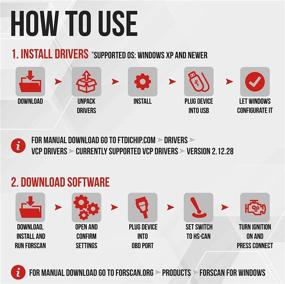 img 3 attached to 🚘Усовершенствованный адаптер OBD2 для Ford F150 + моделей (1996+) с OHP ELMconfig, переключателем MS/HS CAN и совместимостью с Windows