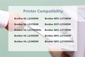 img 3 attached to FUZOO Compatible TN760 Toner Cartridge Replacement (2-Pack) for Brother HL-L2350DW HL-L2390DW HL-L2395DW MFC-L2710DW HL-L2370DW MFC-L2750DW DCP-L2550DW Printer – High Yield with Chip – TN-760 TN730