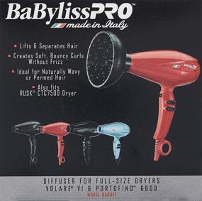 img 1 attached to 🌟 Enhance Your Hair's Natural Beauty with BaBylissPRO Italian Series Diffuser