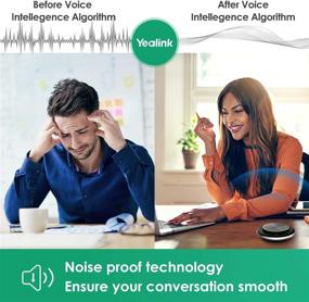 img 1 attached to 🔊 Yealink CP900 Bluetooth Speakerphone: Certified Teams Conference Speaker with Microphone for Home Office - USB, Full Duplex, Noise Reduction Algorithm, 360° Voice Pickup