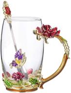 coawg handmade butterfly christmas birthday glassware: exquisite and festive gift option logo