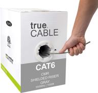 truecable cat6 защищенный от помех в кабель-канале (cmr) для промышленной электропроводки и подключения логотип