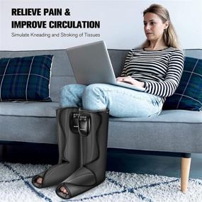 img 1 attached to 🦶 Cordless Foot and Leg Massager: Revive Circulation, Relieve Pain with FIT KING FT-059A