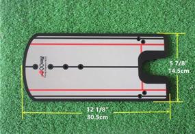 img 3 attached to Enhance Your Golf Game with the A99Golf Putting Mirror Training Alignment Aid - Includes Pouch Bag for Easy Storage