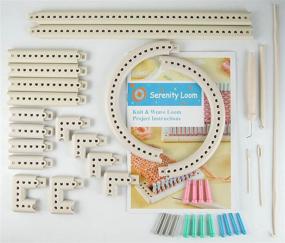 img 4 attached to 🧶 Feici Craft Yarn 5000-100 Knitting Board Kit: Multi-Function DIY Tool for Knit Weaving & Loom Projects