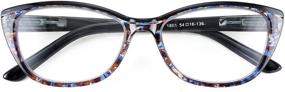 img 2 attached to 👓 FEISEDY B2675: Progressive Multifocus Blue Light Blocking Reading Glasses - The Perfect No Line Multifocal Readers with Spring Hinge