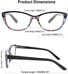 img 1 attached to 👓 FEISEDY B2675: Progressive Multifocus Blue Light Blocking Reading Glasses - The Perfect No Line Multifocal Readers with Spring Hinge