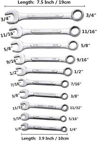 img 3 attached to JENLEY Wrenches Standard Combination 10 Piece